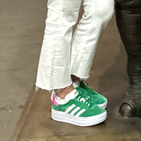 adidas gazelle silver green womens Adidas Gazelle Bold  DTLR